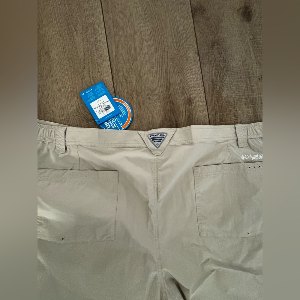 Men’s‎ Plus Size Beige Convertible Omni Shade Moisture Wicking Nylon Pants 54x30 - Picture 9 of 10